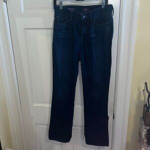 NYDJ Dark Blue Cooper Women's Marilyn Straight Leg Jeans Size 2